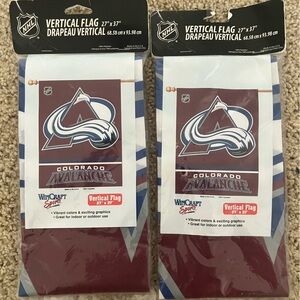 Colorado Avalanche Vertical Flag